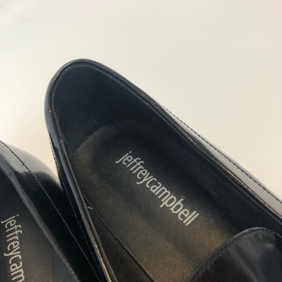 Jeffrey Campbell Black Leather Bollero Loafer 5.5 - Picture 9 of 11